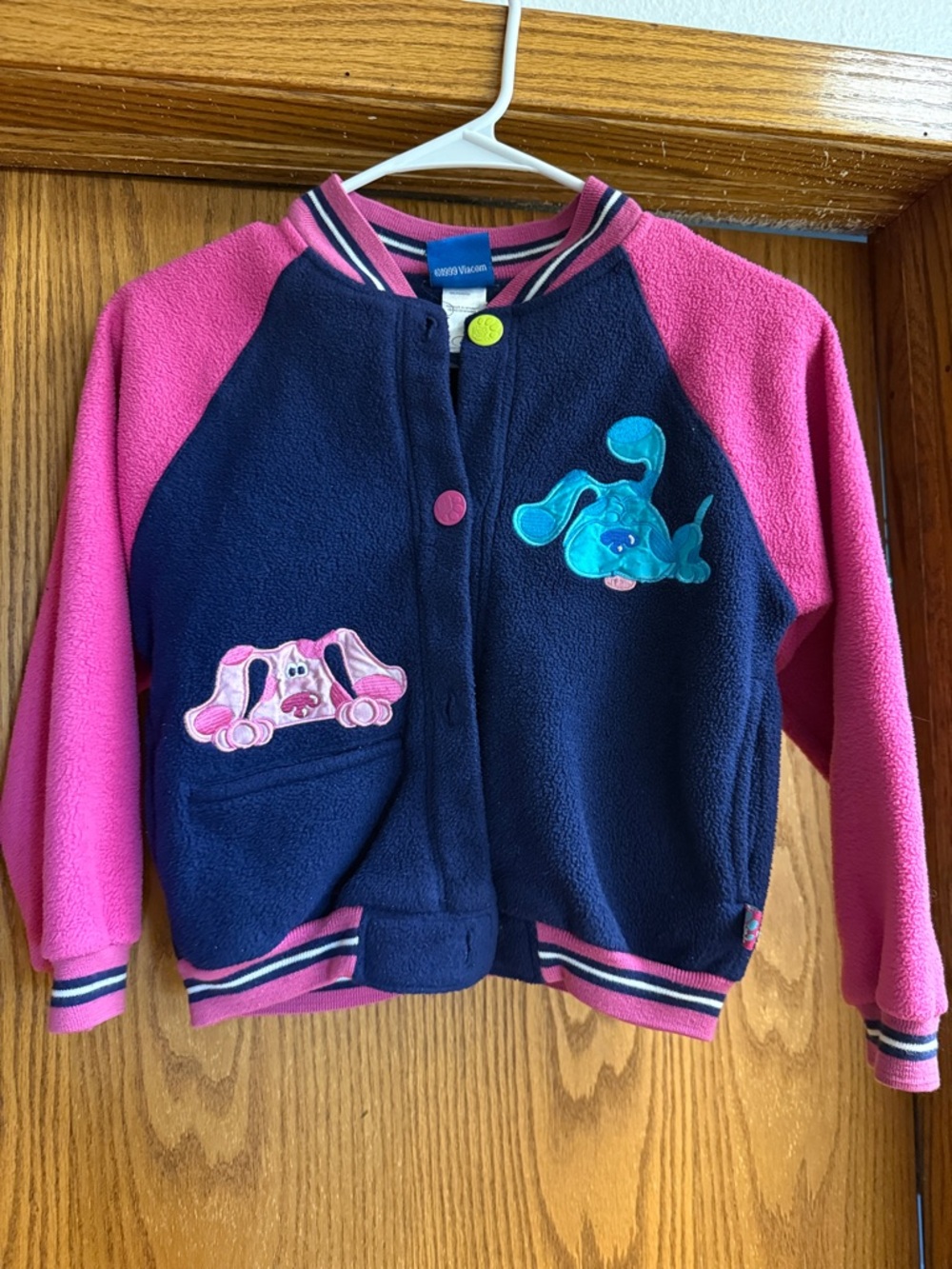 Blue’s Clues Navy & Pink Fleece Jacket